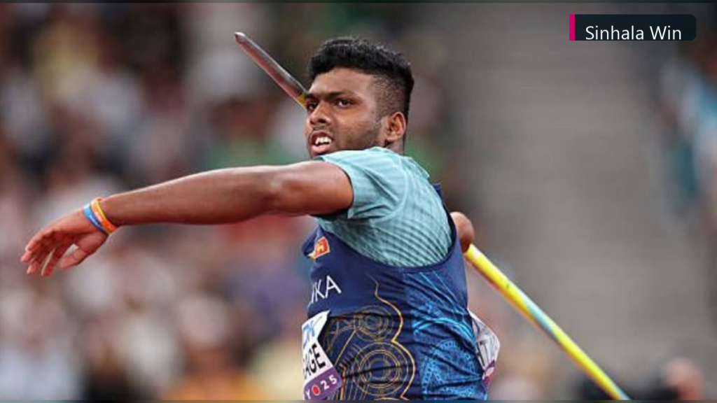 හෙල්ල විසි කිරීමේ ලෝක ශ්‍රේණිගත කිරීම්වල රුමේෂ් තරංග තෙවැනි ස්ථානයට
