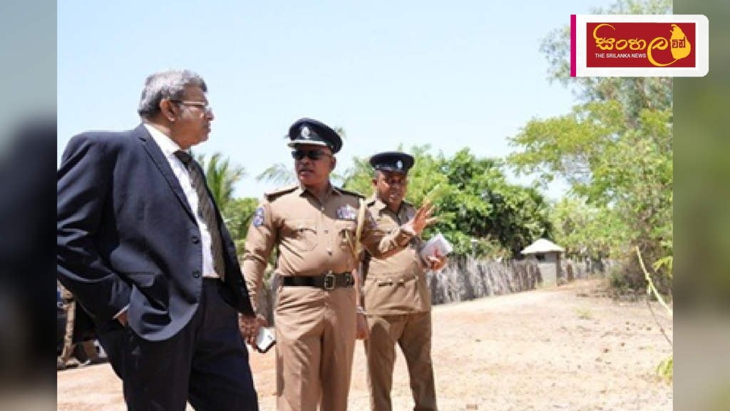 යාපනය චෙම්මණි සමූහ මිනීවලේ කැණීම් කටයුතු අධිකරණ ඇමතිගේ නිරීක්ෂණයට