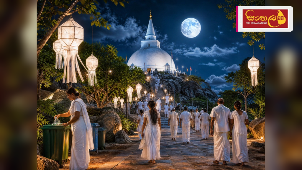 පොසොන් වන්දනාවේදී පරිසරය සුරැකීම සැමගේ වගකීමක්