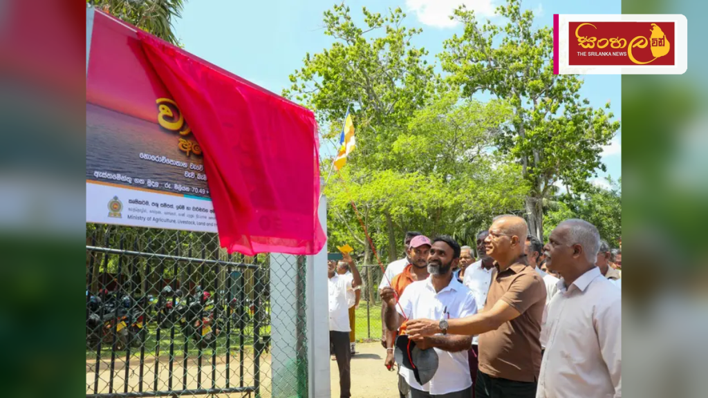 හොරොව්පොතාන වැව් බැම්ම ප්රතිසංස්කරණය ඇරඹේ හොරොව්පොතාන වැව් බැම්ම ප්රතිසංස්කරණය ඇරඹේ