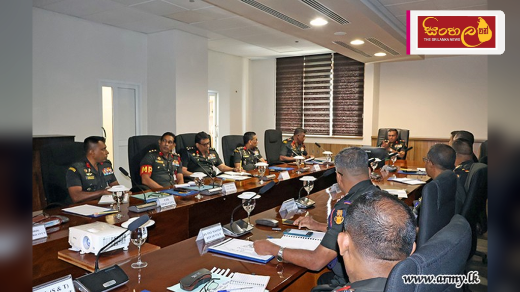ශ්‍රී ලංකා යුද්ධ හමුදාවේ අභ්‍යන්තර කටයුතු ඒකකයේ දෙවන කාර්තුමය ප්‍රගති සමාලෝචන රැස්වීම පැවැත්වේ