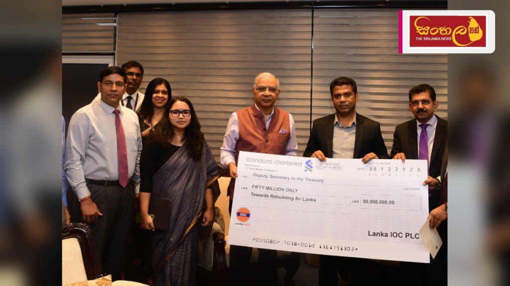 ආපදා තත්ත්වයෙන් පසු සෞඛ්‍ය පද්ධතිය ශක්තිමත් කිරීමට ඉන්දියාවේ සහාය