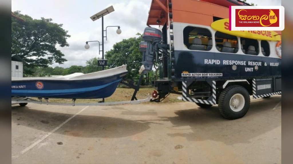 ආපදා සහන කටයුතු සඳහා නාවික හමුදාවේ ජංගම මුළුතැන්ගෙයි සූදානම්