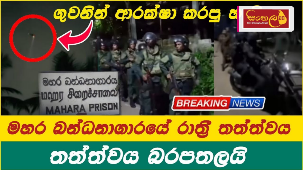 මහර බන්ධනාගාරයේ සිදුවූ දේපළ හානි තක්සේරු කිරීමට පස් දෙනෙකුගෙන් යුත් කමිටුවක්