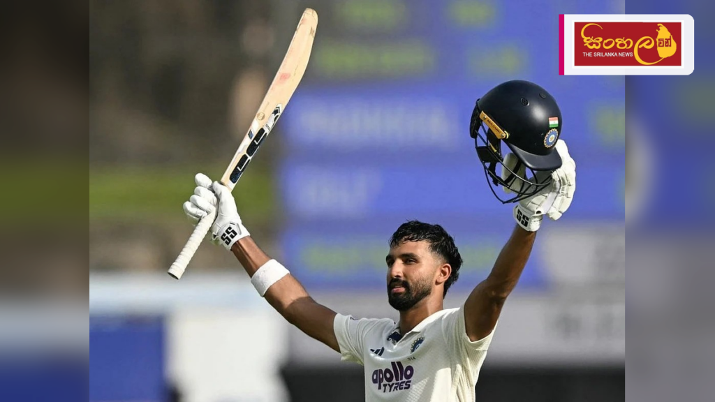 ගාල්ල ටෙස්ට් තරගයේ පළමු දිනය ඉන්දීය පිලට වාසිදායක වෙයි Headline: ගාල්ල ටෙස්ට් තරගයේ පළමු දිනය ඉන්දීය පිලට වාසිදායක වෙයි Intended image subject: Devdutt Padikkal batting at Galle International Cricket Stadium Story summary: ශ්රී ලංකාව