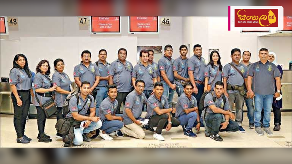 මාලදිවයිනේ පැවති ජාත්යන්තර සූපශාස්ත්ර තරගාවලියෙන් ශ්රී ලාංකික සූපවේදිනියන්ට පදක්කම් රැසක් Headline: මාලදිවයිනේ පැවති ජාත්යන්තර සූපශාස්ත්ර තරගාවලියෙන් ශ්රී ලාංකික සූපවේදිනියන්ට පදක්කම් රැසක් Intended image subject: Sri Lankan chefs at Katunayake Airport Story summary: