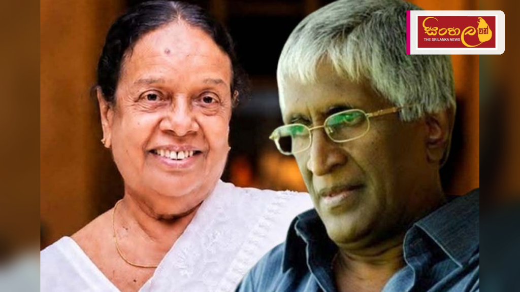 ආචාර්ය නන්දා මාලිනීගේ ගීත වාණිජමය භාවිතයට තහනමක් Headline: ආචාර්ය නන්දා මාලිනීගේ ගීත වාණිජමය භාවිතයට තහනමක් Intended image subject: Nanda Malini Story summary: අභාවප්රාප්ත ආචාර්ය නන්දා මාලිනී ගැයූ ගීත වාණිජ අරමුණු සඳහා අවසරයකින්