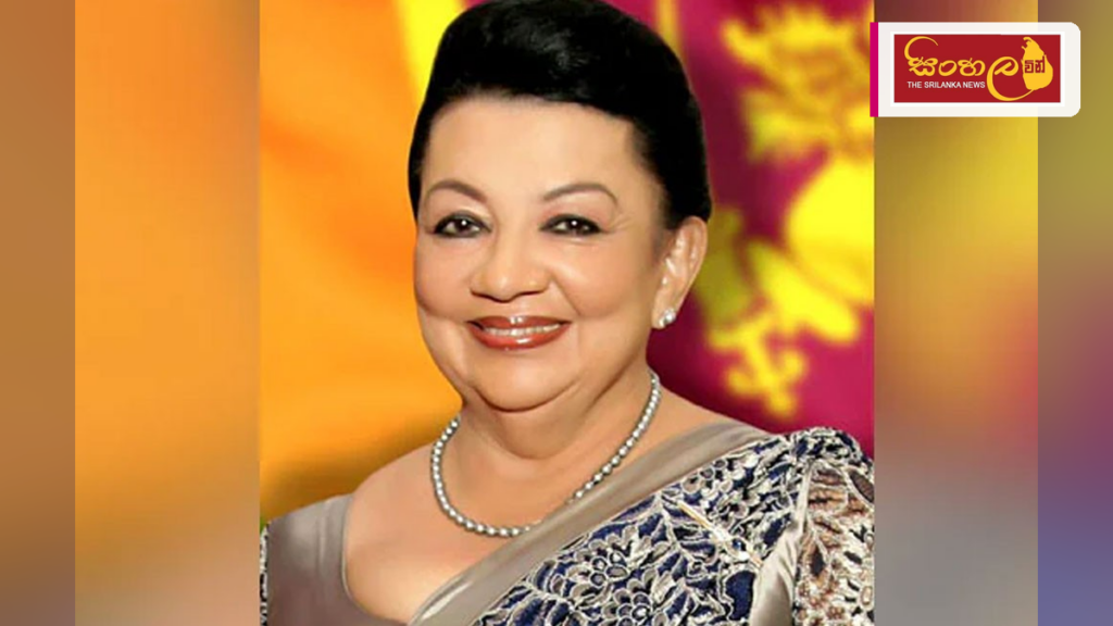 Headline: ශිරන්ති රාජපක්ෂගෙන් ප්‍රශ්න කිරීම් සෞඛ්‍ය තත්ත්වය හේතුවෙන් කල් යයි Intended image subject: Shiranthi Rajapaksha Story summary: සිරිලිය සවිය ගිණුම සම්බන්ධයෙන් සිදු කෙරෙන ම