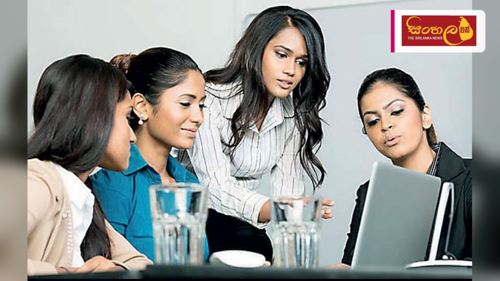 Headline: කාන්තාවන් ශ්‍රම බලකායෙන් ඉවත්වීමට බලපාන ප්‍රධාන හේතුව හෙළිවෙයි Intended image subject: Female professional balancing work and family life Story summary: වැටුප් නොලබන රැකව
