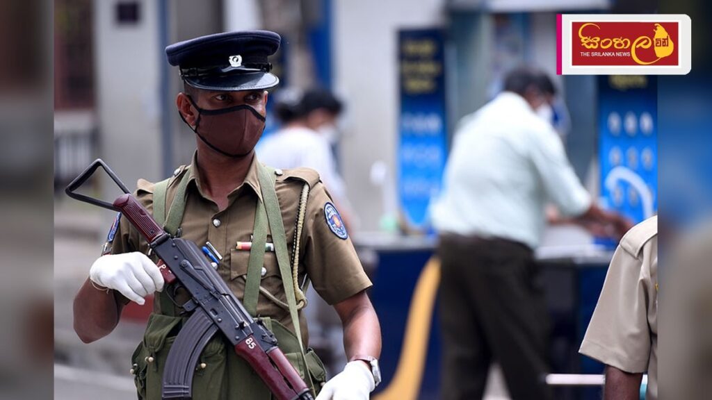 Headline: ඖෂධ අලෙවිසැල් මුවාවෙන් මත්ද්‍රව්‍ය ජාවාරම්: විශේෂ පරීක්ෂණයක් ඇරඹේ Intended image subject: Sri Lanka Police officer inspecting a pharmacy Story summary: ඖෂධ අලෙවිසැල් මුවා